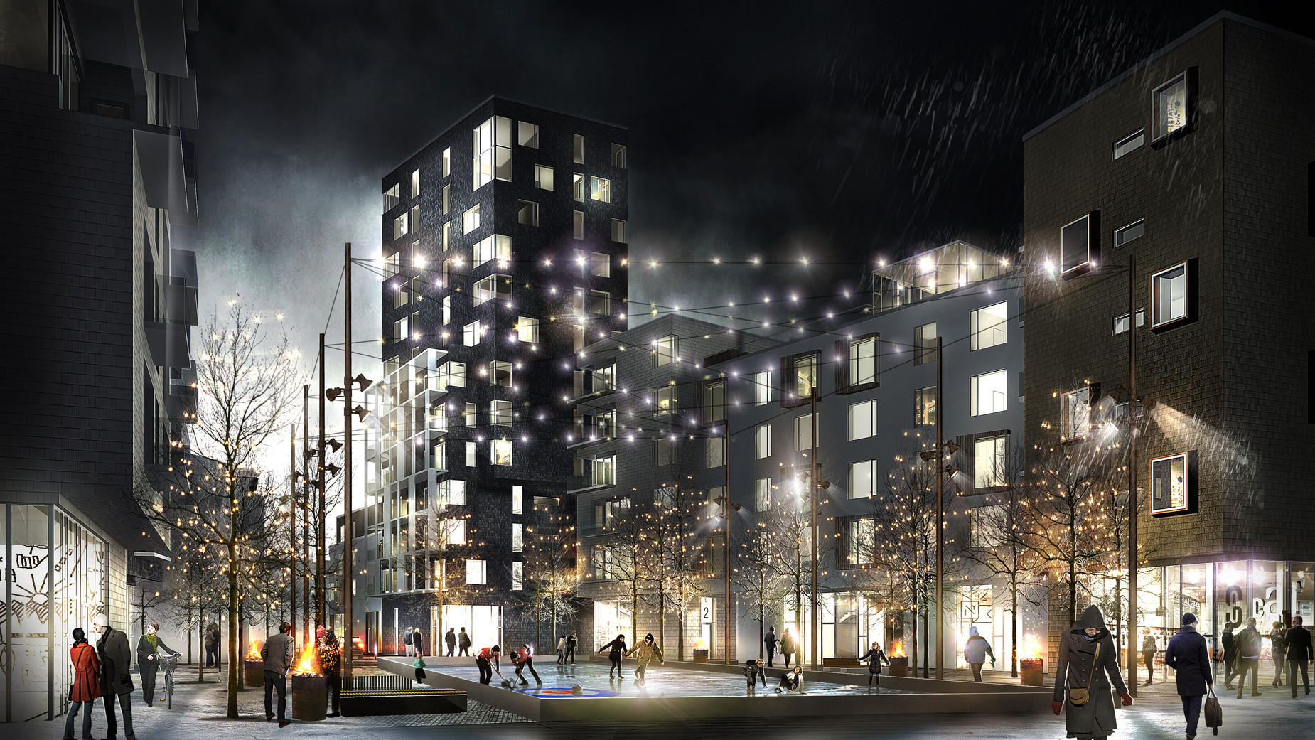Byudvikling Byrum Landskab Bolig Boligbebyggelse Uppsala