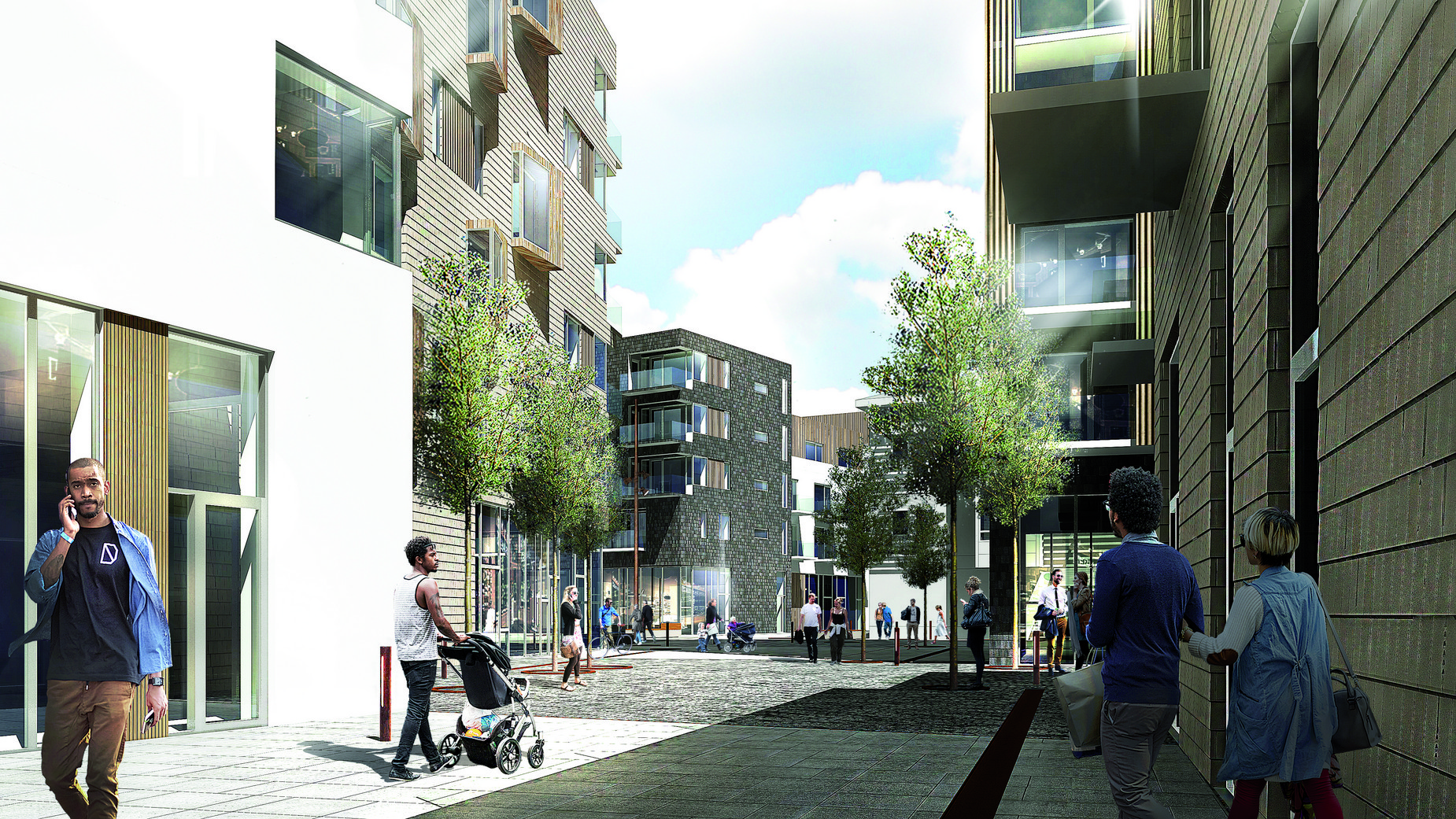 Urban development Residential Landscape Årsta Torg