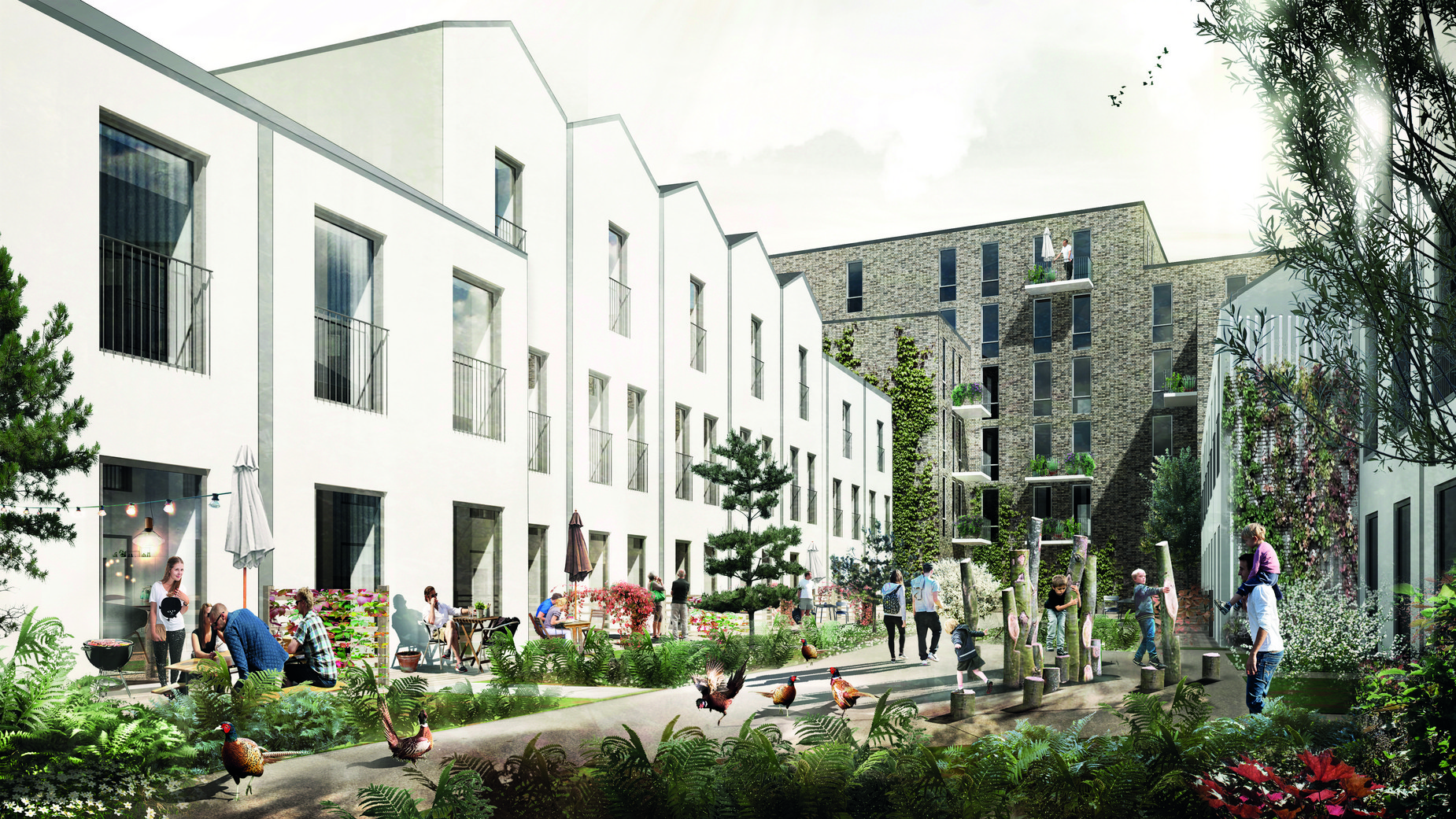 Bolig Boligbebyggelse Byrum Landskab Ørestad