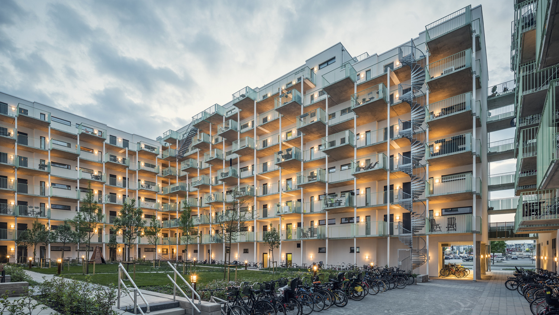  Housing Housing development Landscape Urban space Sjöjungfrun