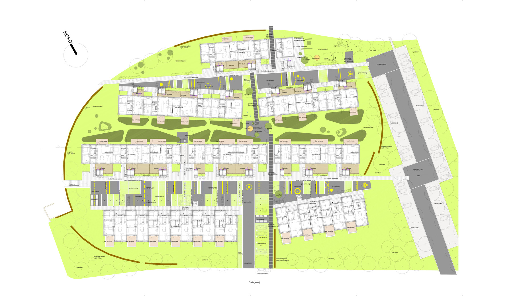 siteplan Herstedlund boliger
